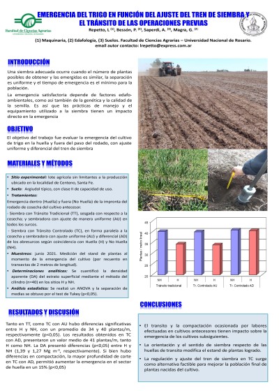 Read more about the article EMERGENCIA DEL TRIGO EN FUNCIÓN DEL AJUSTE DEL TREN DE SIEMBRA Y EL TRÁNSITO DE LAS OPERACIONES PREVIAS