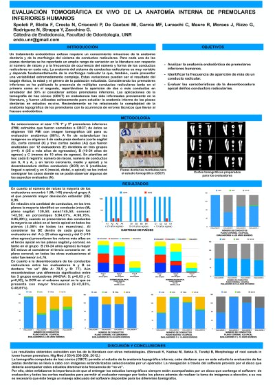Read more about the article EVALUACIÓN TOMOGRÁFICA EX VIVO DE LA ANATOMÍA INTERNA DE PREMOLARES INFERIORES HUMANOS