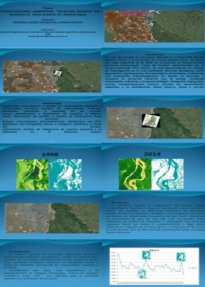 Lee más sobre el artículo ESTUDIO INTEGRAL AMBIENTAL  “ISLAS DEL PARANA” EX RESERVA EL  RICO (SANTA FE, ARGENTINA)