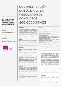 Read more about the article LA CONSTRUCCIÓN DIALÓGICA EN LA RESOLUCIÓN DE CONFLICTOS SOCIOCOGNITIVOS
