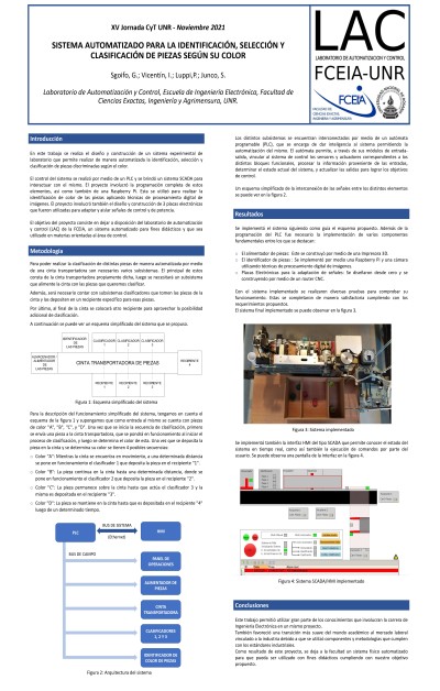 Read more about the article SISTEMA AUTOMATIZADO PARA LA IDENTIFICACIÓN, SELECCIÓN Y CLASIFICACIÓN DE PIEZAS SEGÚN SU COLOR