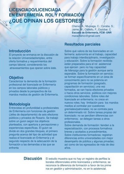Read more about the article LICENCIADO/ LICENCIADA EN ENFERMERÍA: ROL Y FORMACIÓN. ¿QUÉ OPINAN LOS GESTORES?
