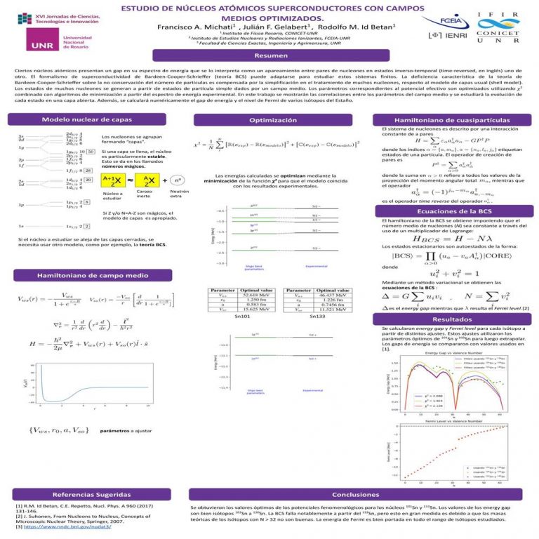 Read more about the article Estudio de núcleos atómicos superconductores con campos medios optimizados.