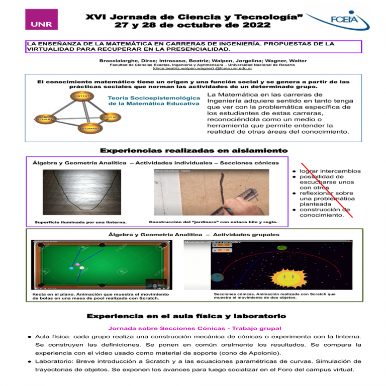 Read more about the article LA ENSEÑANZA DE LA MATEMÁTICA EN CARRERAS DE INGENIERÍA. PROPUESTAS DE LA VIRTUALIDAD PARA RECUPERAR EN LA PRESENCIALIDAD.