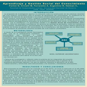 Read more about the article Aprendizaje y Gestión Social del Conocimiento en la Universidad. Un estudio desde la investigación acción participativa (IAP).
