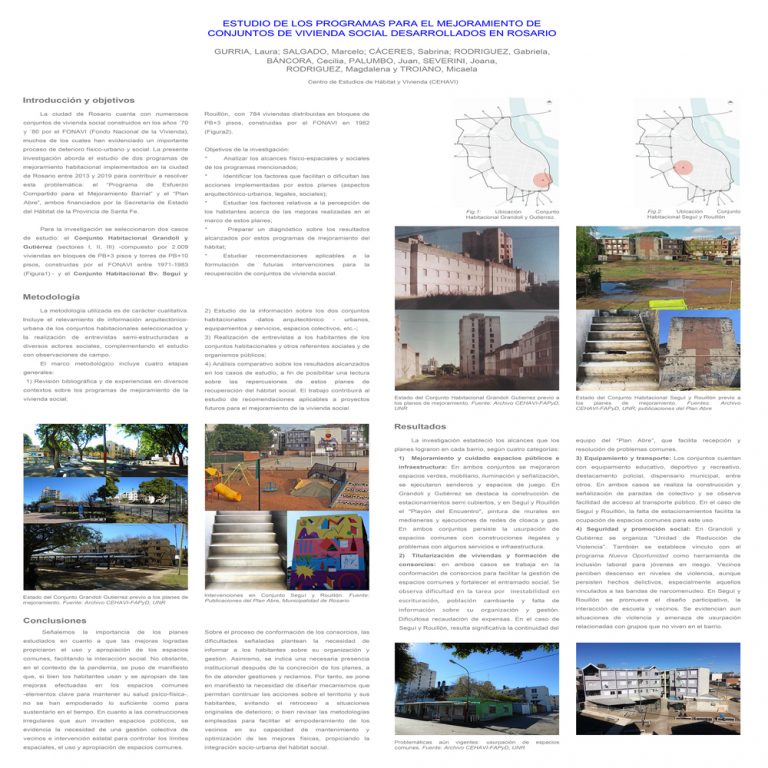 Read more about the article MEJORAMIENTO HABITACIONAL. APORTES PARA LA DEFINICIÓN DE PROPUESTAS POR PARTE DEL ESTADO.
