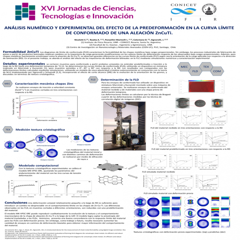 Read more about the article ANÁLISIS NUMÉRICO Y EXPERIMENTAL DEL EFECTO DE LA PREDEFORMACIÓN EN LA CURVA LÍMITE DE CONFORMADO DE UNA ALEACIÓN ZnCuTi.