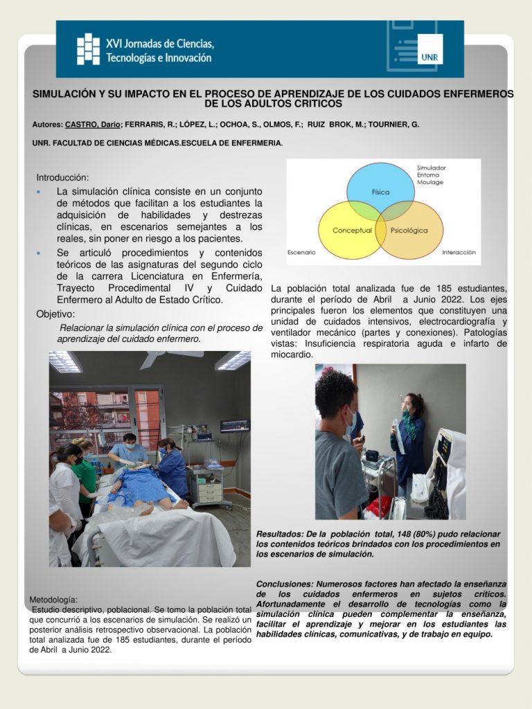 Read more about the article SIMULACIÓN Y SU IMPACTO EN EL PROCESO DE APRENDIZAJE DE LOS CUIDADOS ENFERMEROS DE LOS ADULTOS CRITICOS