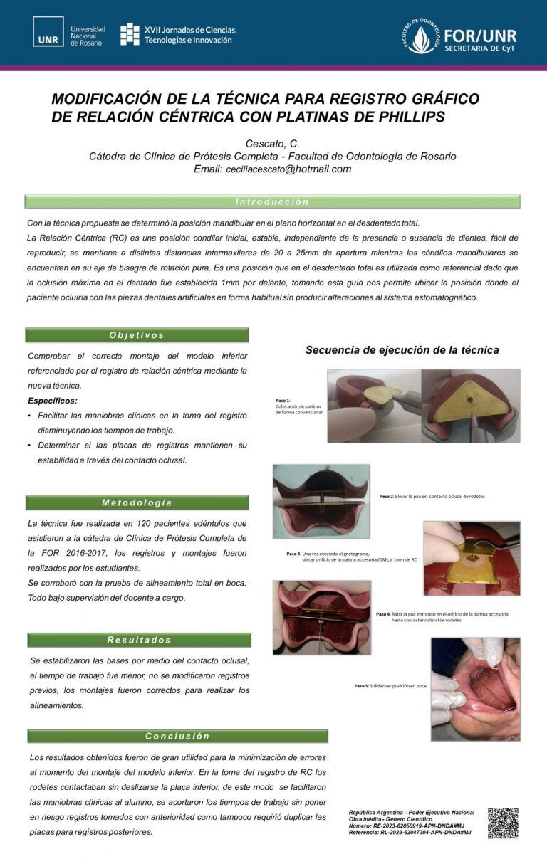 Read more about the article MODIFICACIÓN DE LA TÉCNICA PARA EL REGISTRO GRAFICO DE RELACIÓN CÉNTRICA CON PLATINAS DE PHILLIPS