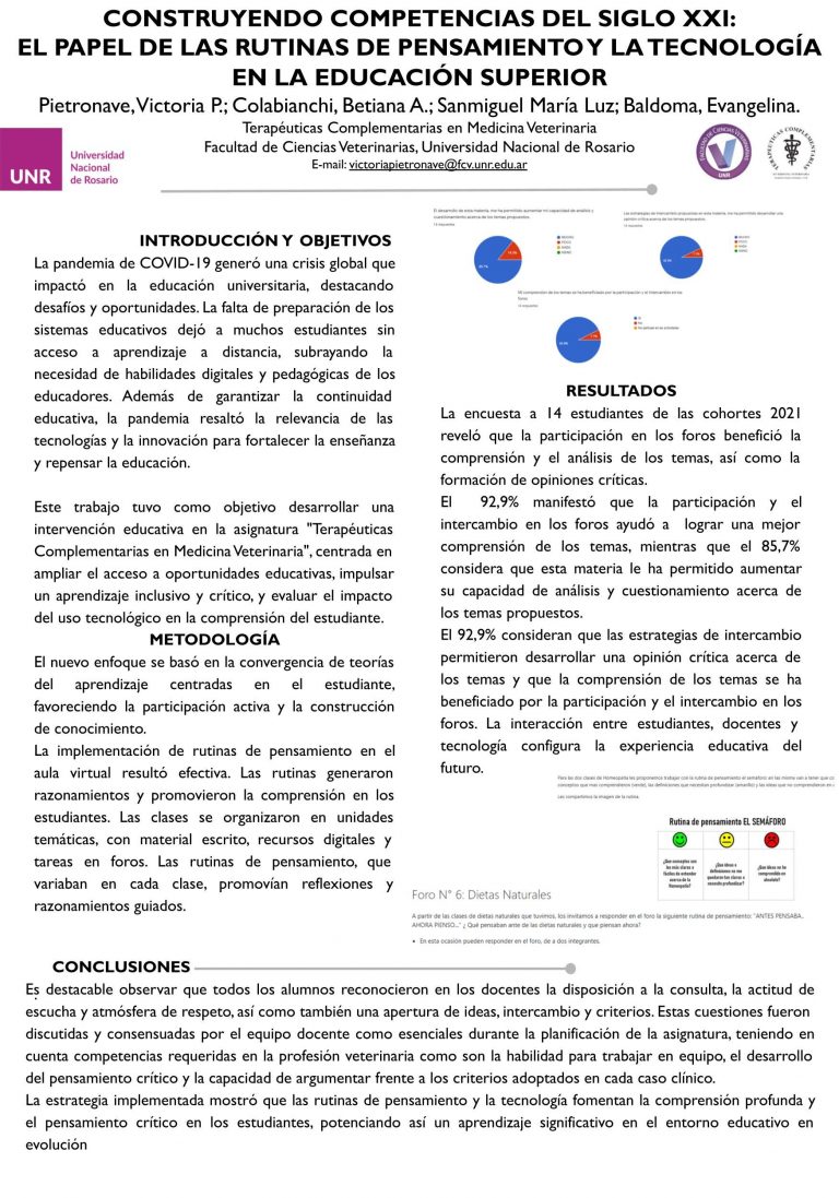 Read more about the article CONSTRUYENDO COMPETENCIAS DEL SIGLO XXI: EL PAPEL DE LAS RUTINAS DE PENSAMIENTO Y LA TECNOLOGIA EN EDUCACION SUPERIOR