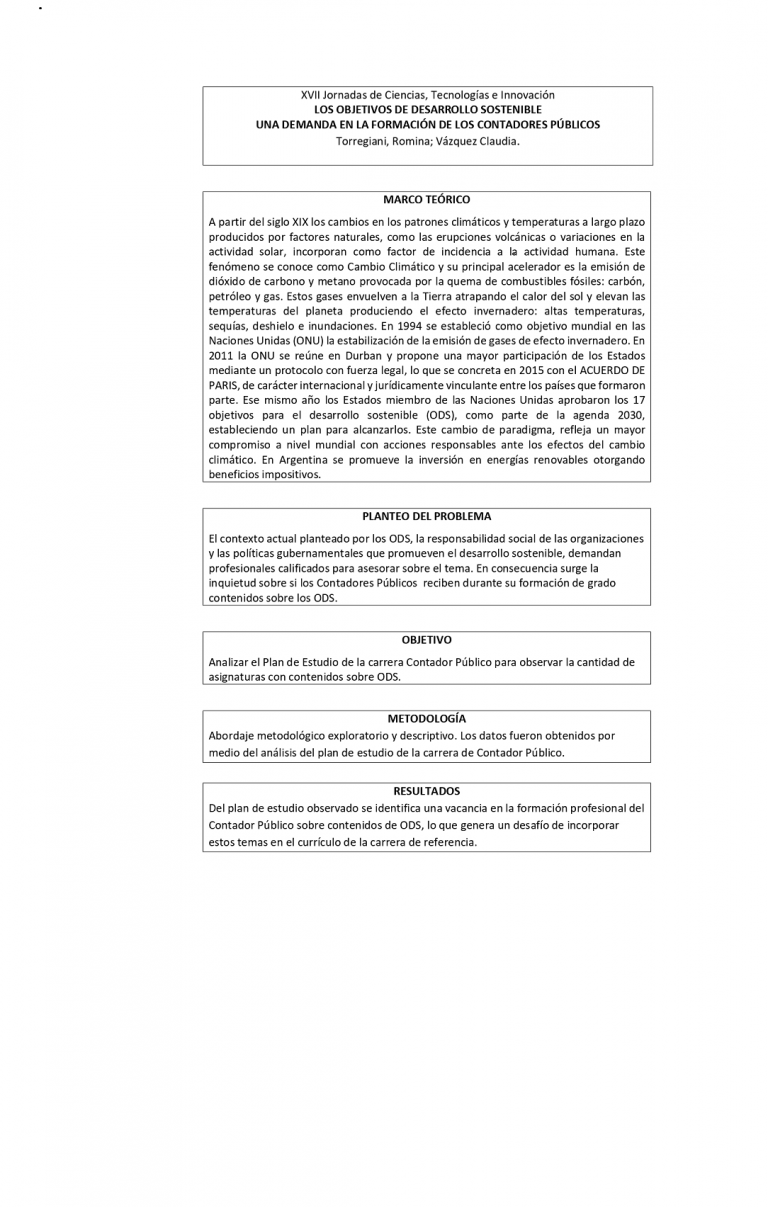 Read more about the article LOS OBJETIVOS DE DESARROLLO SOSTENIBLE (ODS). UNA DEMANDA EN LA FORMACION DE LOS CONTADORES PUBLICOS