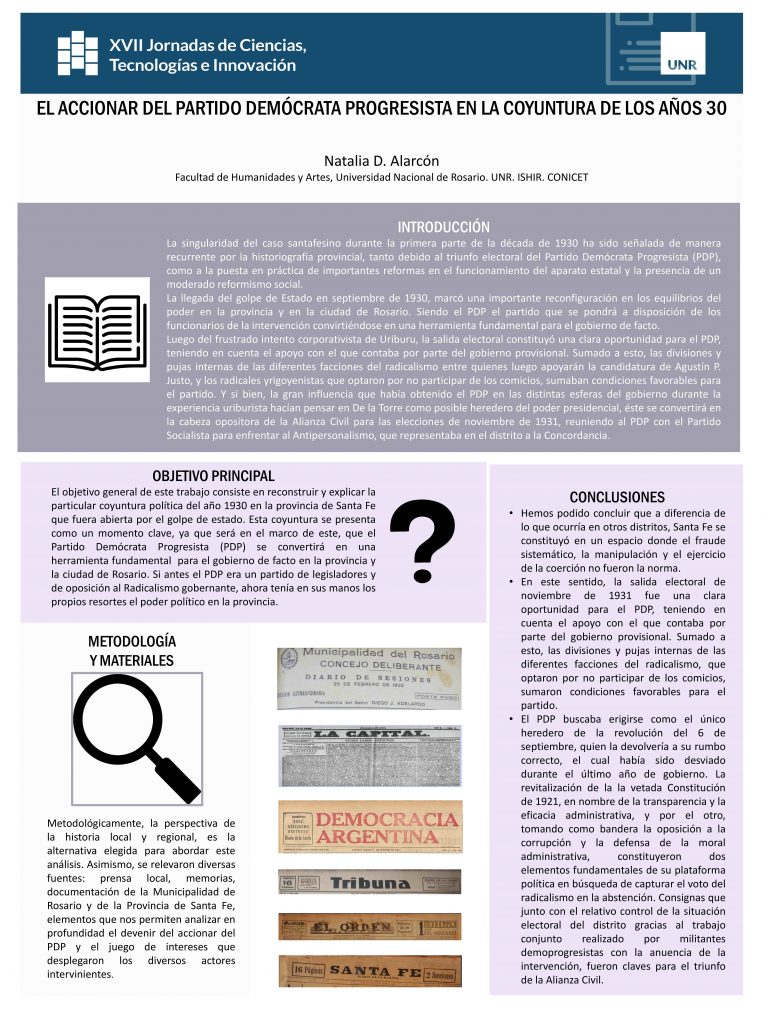 Read more about the article EL ACCIONAR DEL PARTIDO DEMÓCRATA PROGRESISTA EN LA COYUNTURA DE LOS AÑOS 30