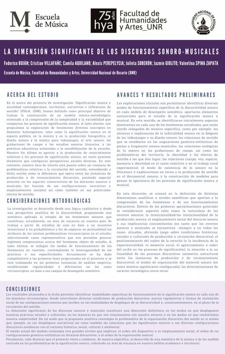 Read more about the article LA DIMENSIÓN SIGNIFICANTE DE LOS DISCURSOS SONORO-MUSICALES