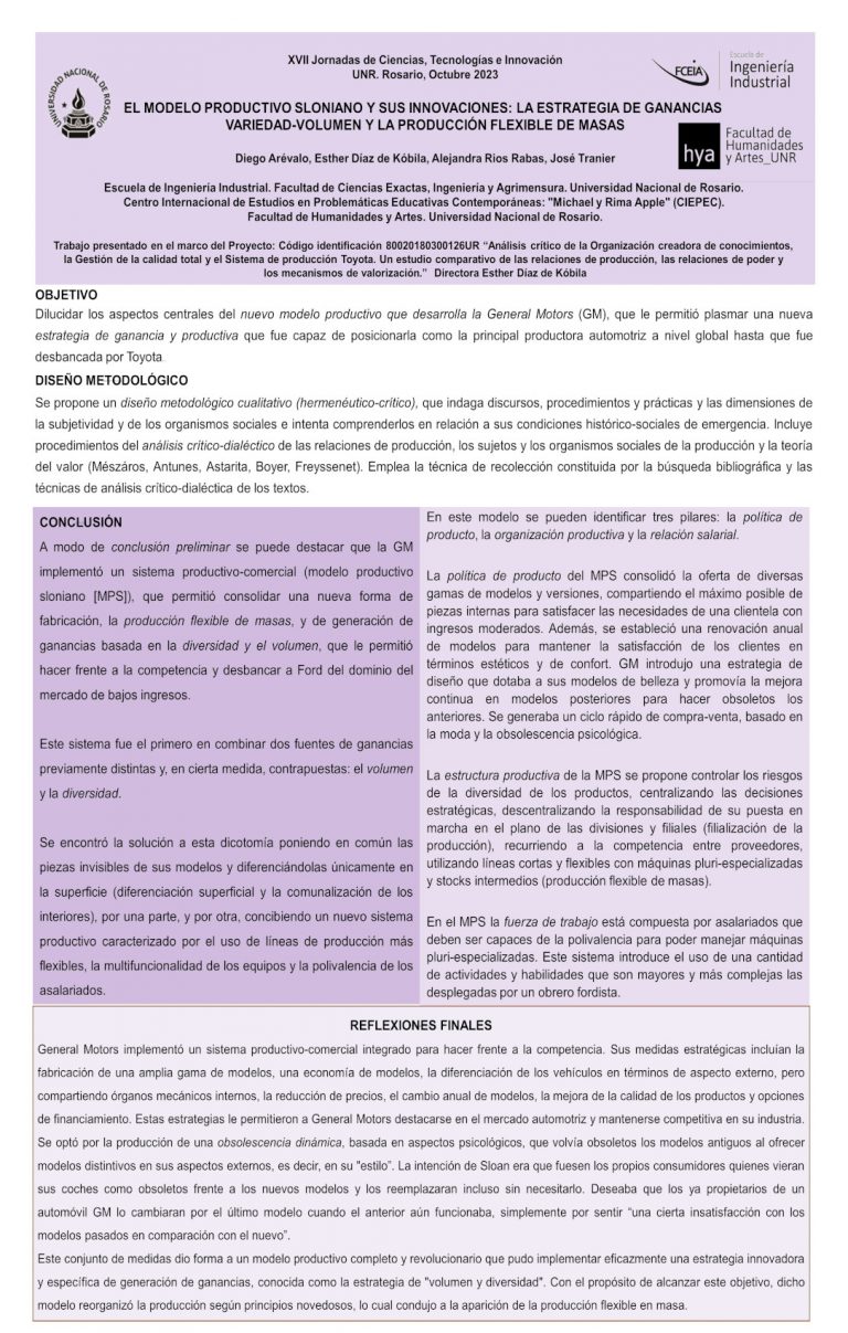 Read more about the article EL MODELO PRODUCTIVO SLONIANO Y SUS INNOVACIONES: LA ESTRATEGIA DE GANANCIAS VARIEDAD-VOLUMEN Y LA PRODUCCIÓN FLEXIBLE DE MASAS.