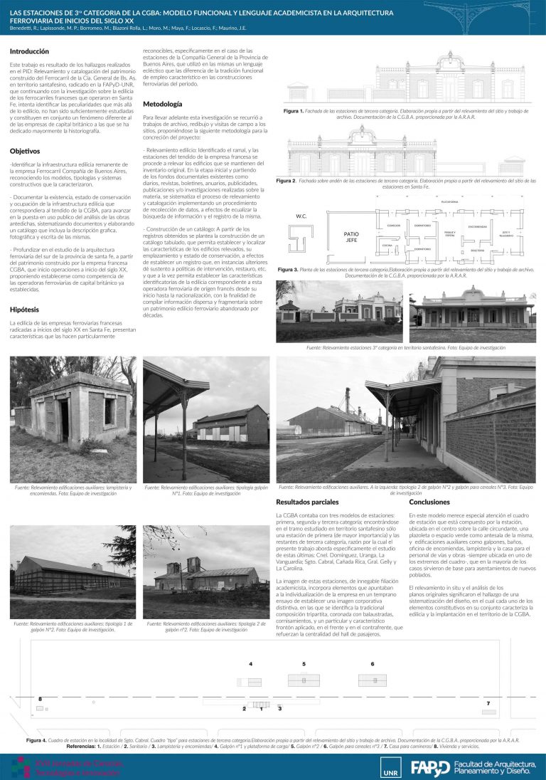 Read more about the article LAS ESTACIONES DE TERCERA CATEGORÍA DE LA COMPAÑÍA GENERAL DE BUENOS AIRES: MODELO FUNCIONAL Y LENGUAJE ACADEMICISTA EN LA ARQUITECTURA FERROVIARIA DE INICIOS DEL SIGLO XX.