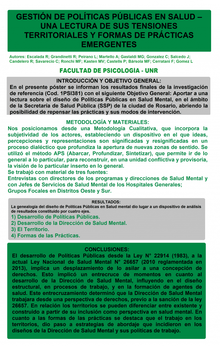 Read more about the article GESTIÓN DE POLÍTICAS PÚBLICAS EN SALUD – UNA LECTURA DE SUS TENSIONES TERRITORIALES Y FORMAS DE PRÁCTICAS EMERGENTES