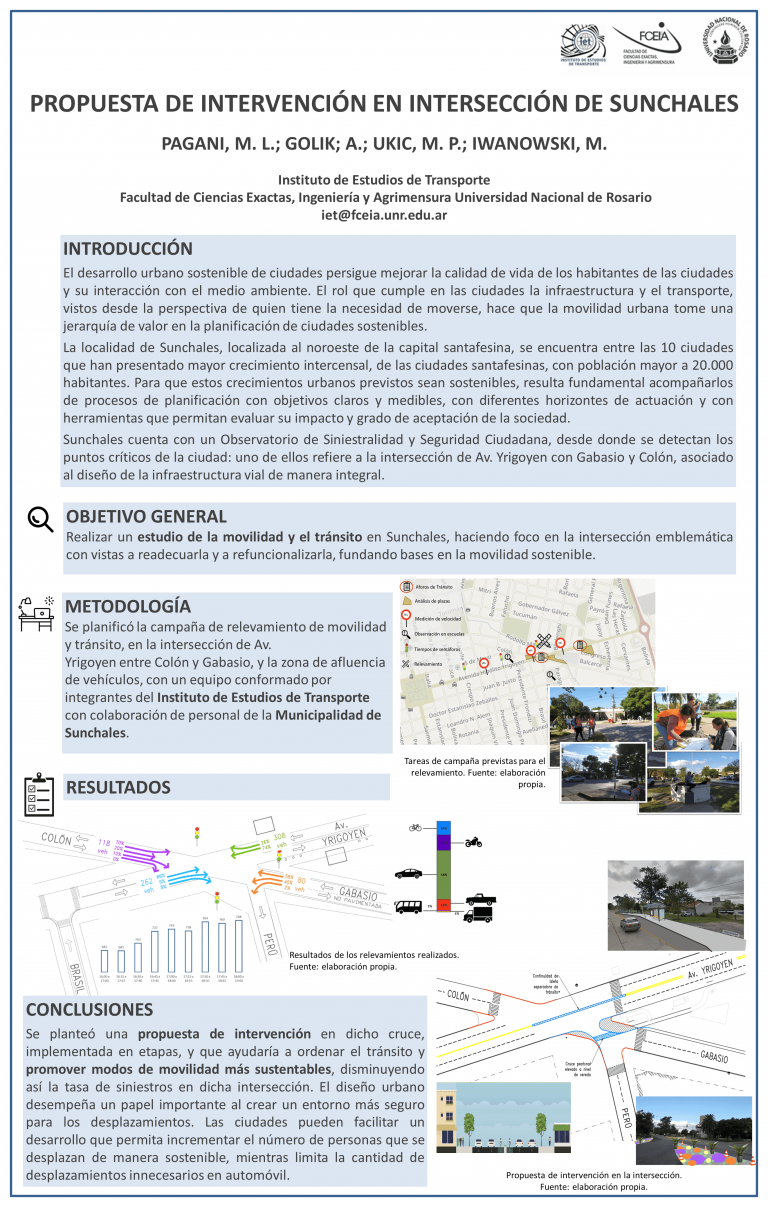 Read more about the article PROPUESTA DE INTERVENCIÓN EN INTERSECCIÓN DE SUNCHALES