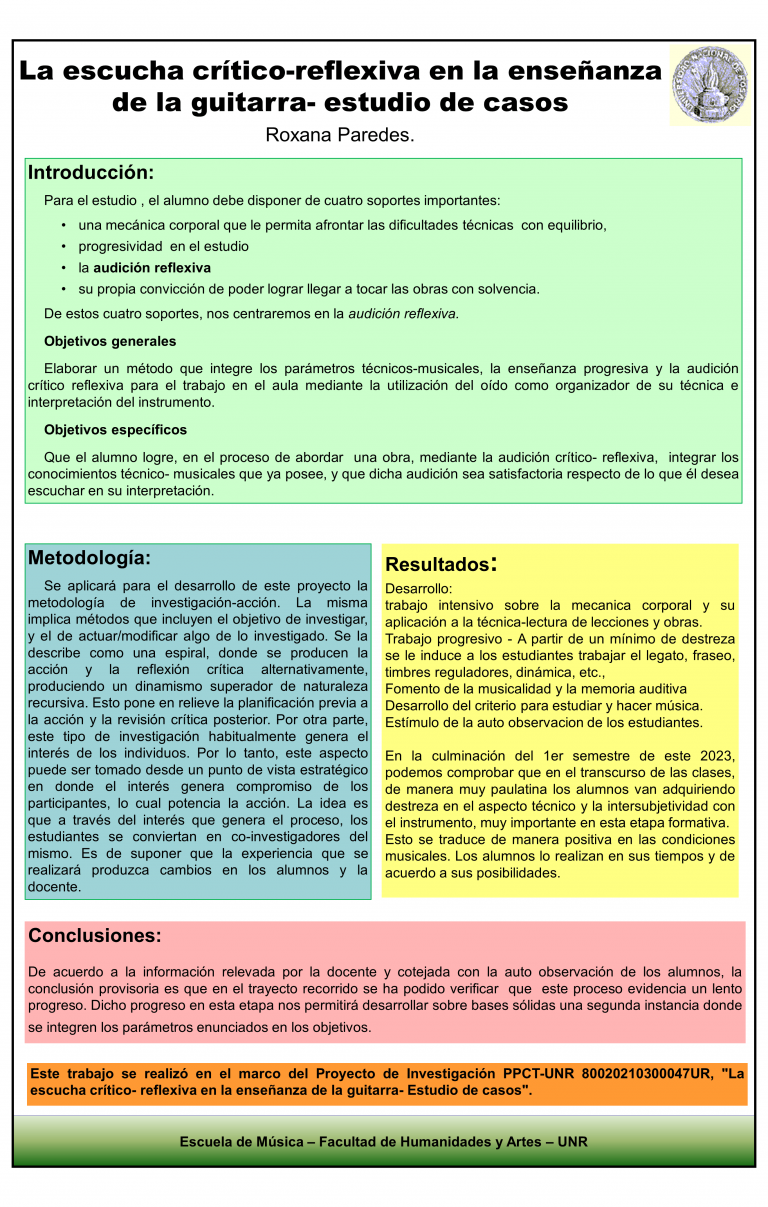 Read more about the article LA ESCUCHA CRÍTICO- REFLEXIVA EN LA ENSEÑANZA DE LA GUITARRA- ESTUDIO DE CASOS