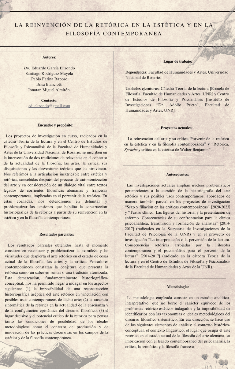 Read more about the article La reinvención de la retórica en la estética y en la filosofía contemporánea