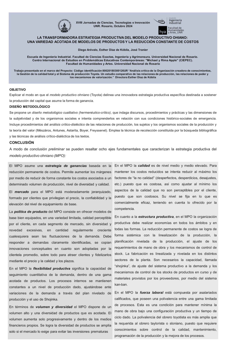 Read more about the article LA TRANSFORMADORA ESTRATEGIA PRODUCTIVA DEL MODELO PRODUCTIVO OHIANO: UNA VARIEDAD ACOTADA DE MODELOS DE PRODUCTOS Y LA REDUCCIÓN CONSTANTE DE COSTOS.