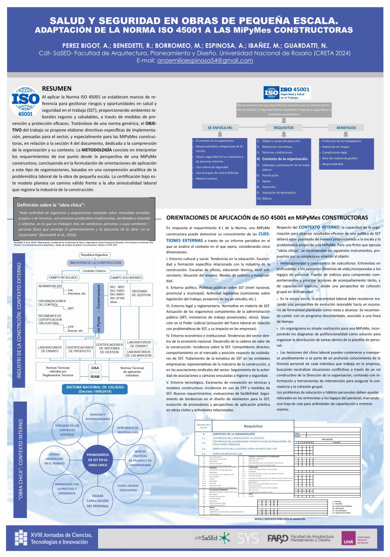 Read more about the article SALUD Y SEGURIDAD EN OBRAS DE PEQUEÑA ESCALA. ADAPTACIÓN DE LOS REQUERIMIENTOS GENÉRICOS DE LA NORMA ISO 45001 A LA REALIDAD DE LAS MIPYMES CONSTRUCTORAS.