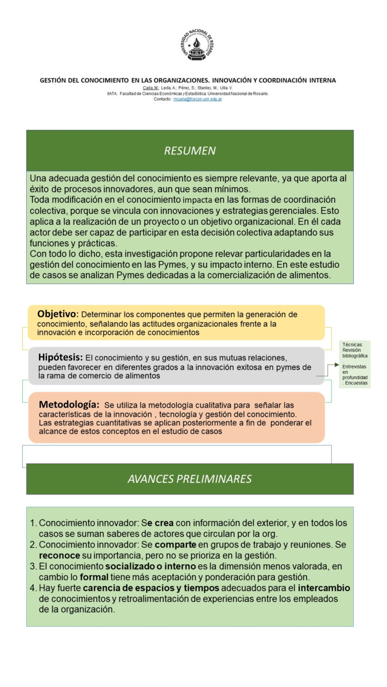 Lee más sobre el artículo GESTIÓN DEL CONOCIMIENTO EN ORGANIZACIONES DEDICADAS A LA COMERCIALIZACIÓN DE ALIMENTOS Y SU IMPACTO EN LA COORDINACIÓN INTERNA.