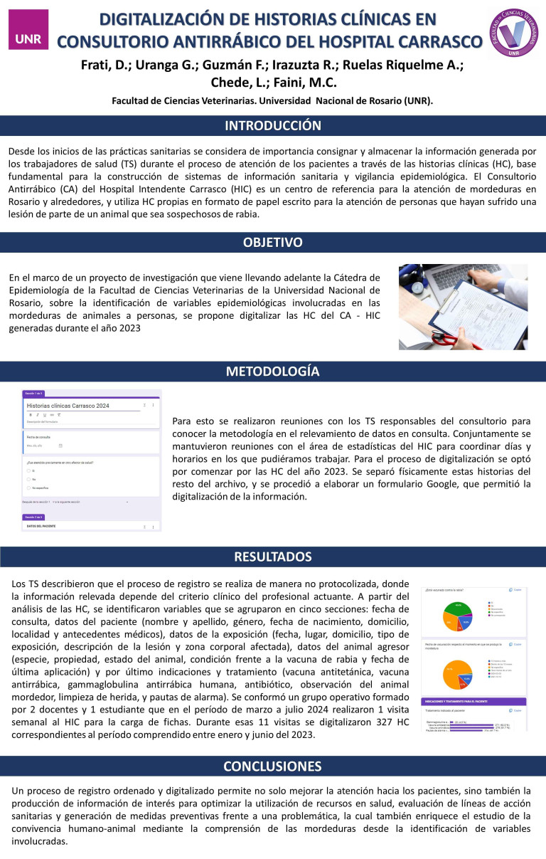 Read more about the article DIGITALIZACIÓN DE HISTORIAS CLÍNICAS EN CONSULTORIO ANTIRRÁBICO DEL HOSPITAL CARRASCO.