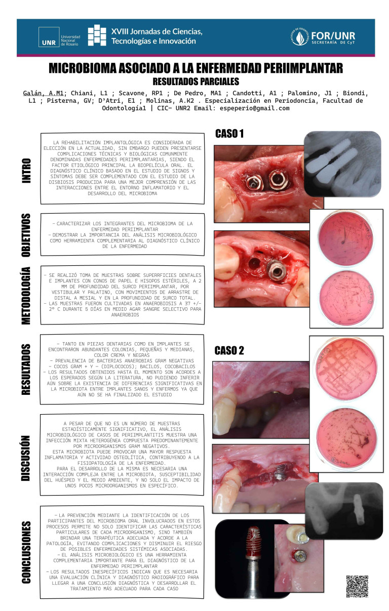 Lee más sobre el artículo MICROBIOMA ASOCIADO A LA ENFERMEDAD PERIIMPLANTAR. RESULTADOS PARCIALES