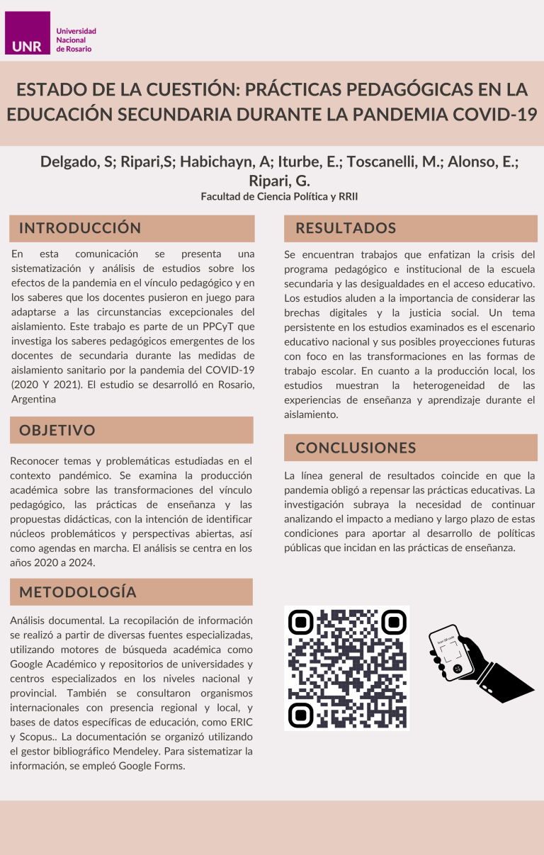 Read more about the article ESTADO DE LA CUESTIÓN ACERCA DE LAS PRÁCTICAS PEDAGÓGICAS EN LA EDUCACIÓN SECUNDARIA DURANTE LA PANDEMIA COVID-19