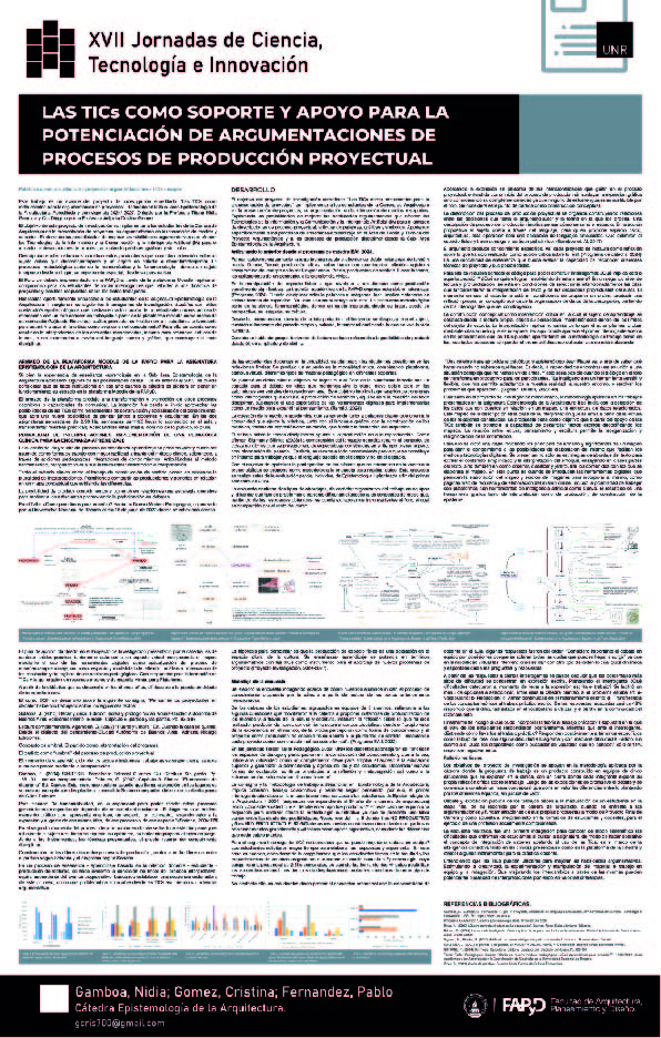 Read more about the article LAS TICs COMO SOPORTE Y APOYO PARA LA POTENCIACIÓN DE ARGUMENTACIONES DE PROCESOS DE PRODUCCIÓN PROYECTUAL