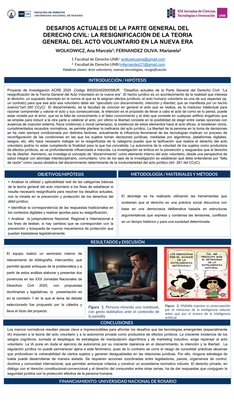 Lee más sobre el artículo Desafíos actuales de la Parte General del Derecho Civil: La resignificación de la Teoría General del Acto Voluntario en la nueva era