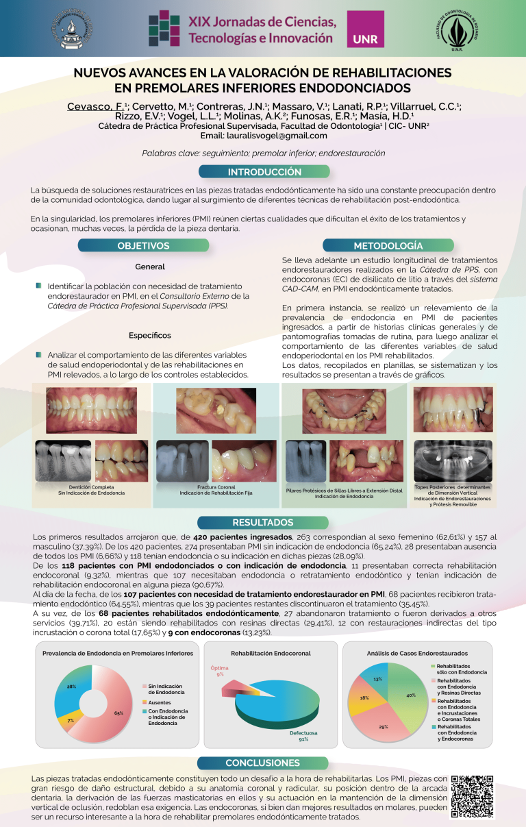 Lee más sobre el artículo NUEVOS AVANCES EN LA VALORACIÓN DE REHABILITACIONES EN PREMOLARES INFERIORES ENDODONCIADOS.
