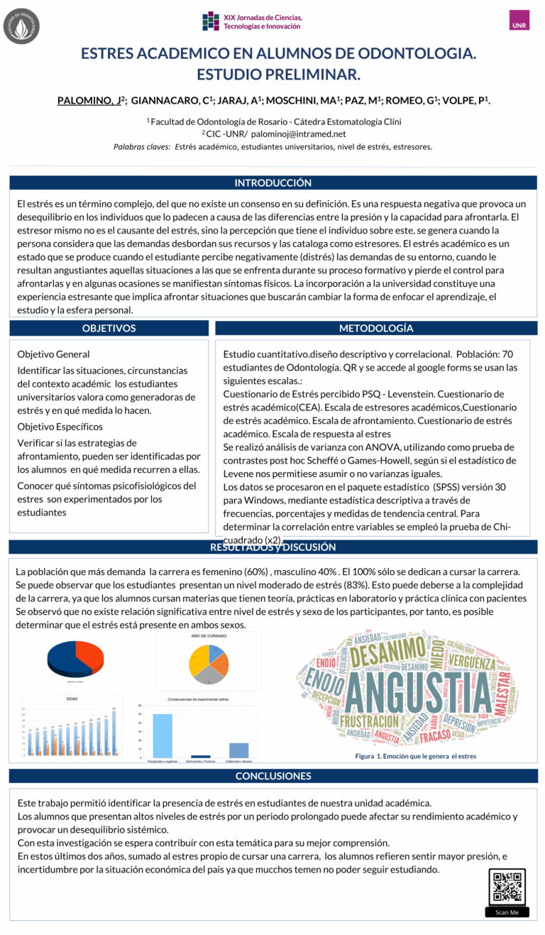 Lee más sobre el artículo ESTRES ACADEMICO EN ALUMNOS DE ODONTOLOGIA. ESTUDIO PRELIMINAR.