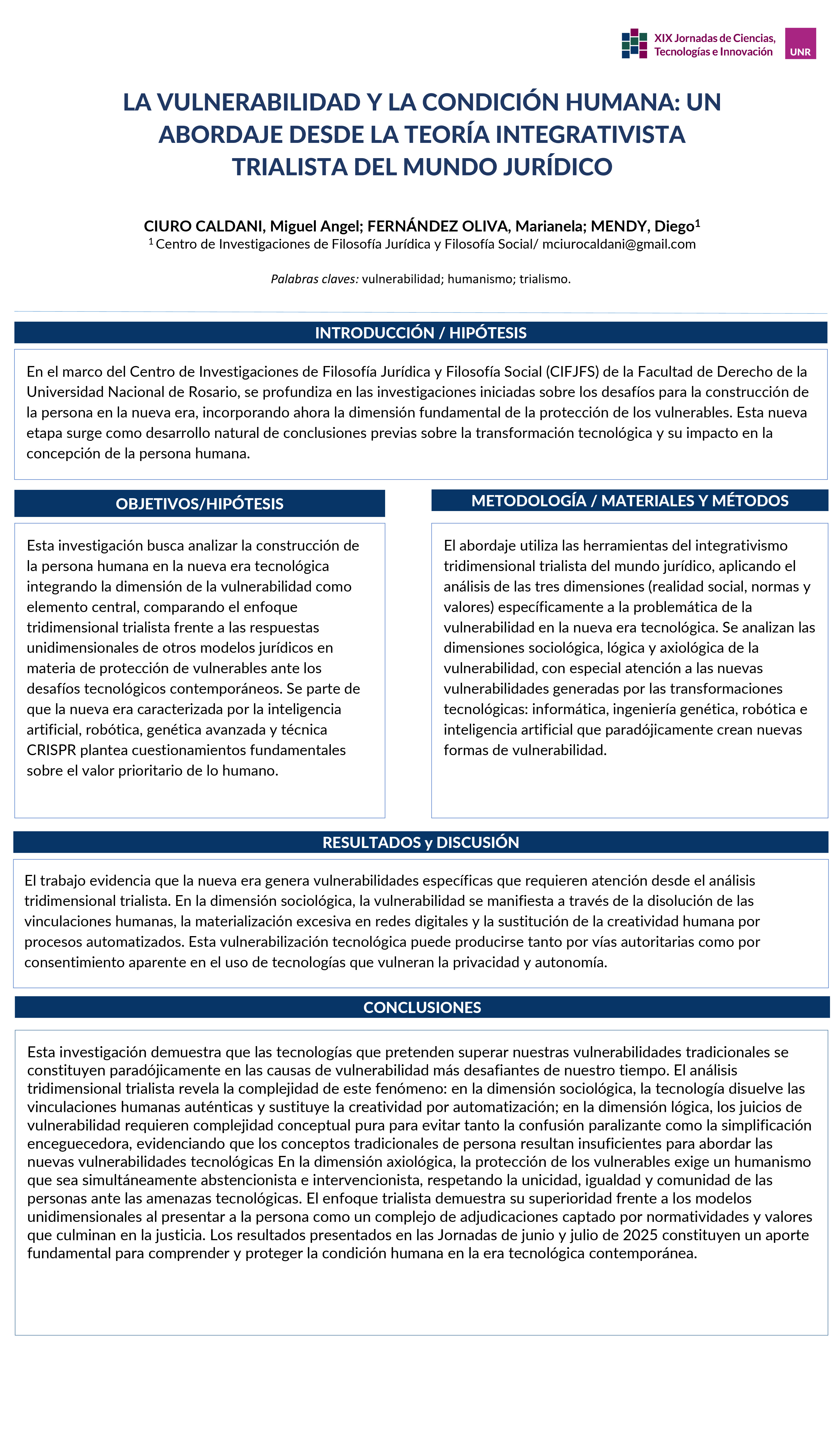 Lee más sobre el artículo LA VULNERABILIDAD Y LA CONDICIÓN HUMANA: UN ABORDAJE DESDE LA TEORÍA INTEGRATIVISTA TRIALISTA DEL MUNDO JURÍDICO