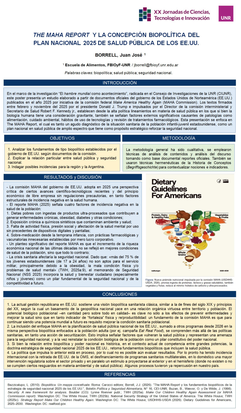 Lee más sobre el artículo THE MAHA REPORT Y LA CONCEPCIÓN BIOPOLÍTICA DEL PLAN NACIONAL 2025 DE SALUD PÚBLICA DE LOS EE.UU.