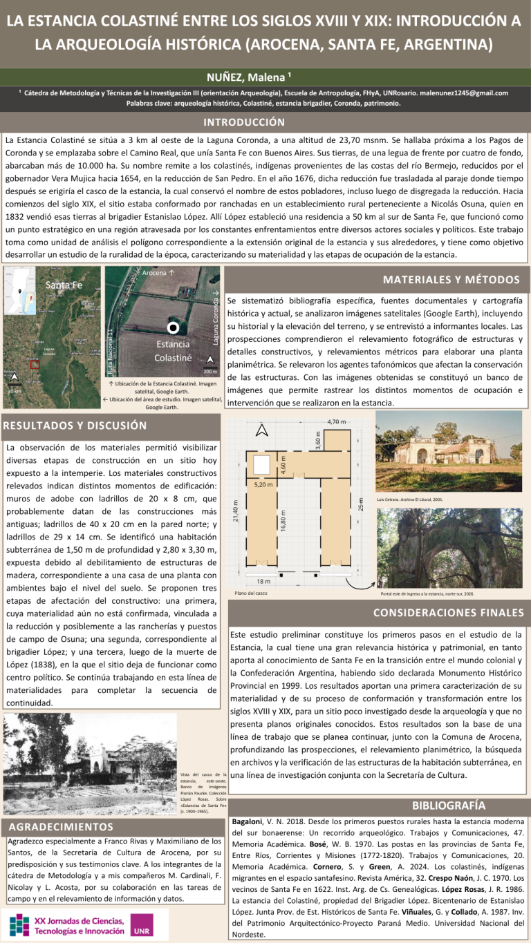 Lee más sobre el artículo La Estancia Colastiné entre mediados de los siglos XVIII y XIX: Una introducción a su Arqueología Histórica (Arocena, San Jerónimo, Santa Fe).