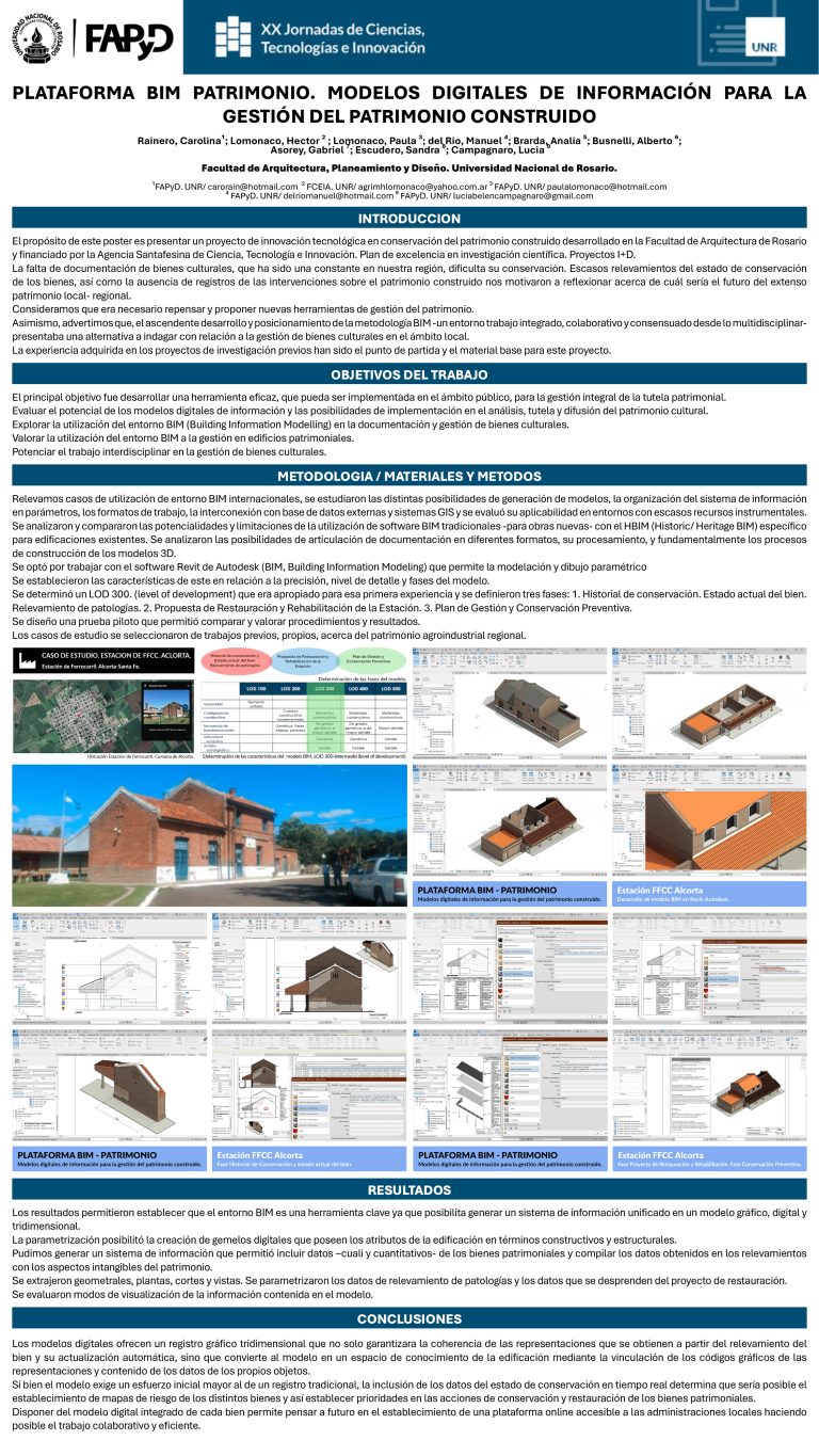 Lee más sobre el artículo PLATAFORMA BIM PATRIMONIO. MODELOS DIGITALES DE INFORMACION PARA LA GESTION DEL PATRIMONIO CONSTRUIDO.